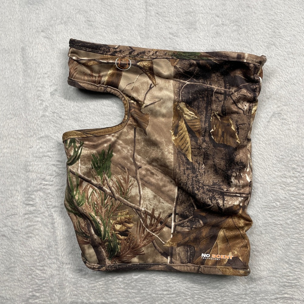 Realtree Balaclava Face Mask Unisex One Size Brown Camo No Scent Technology